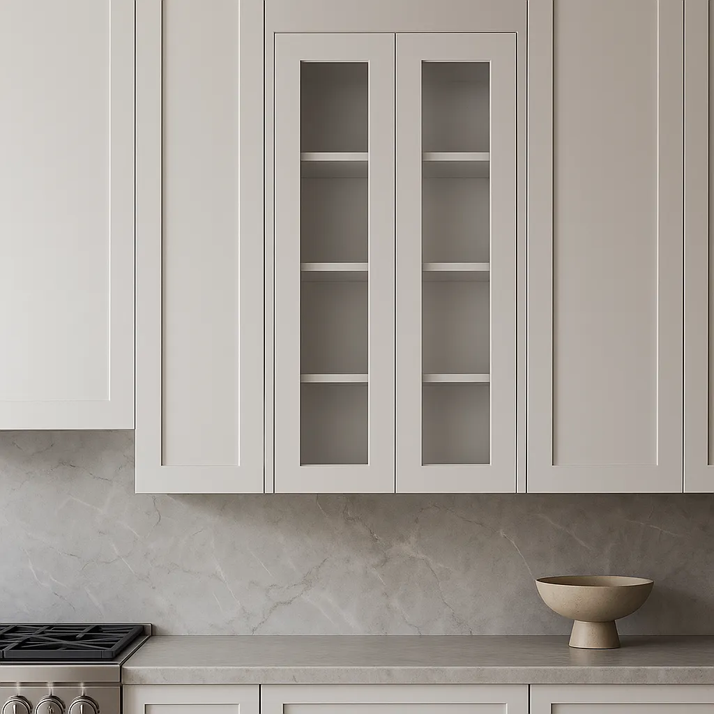 HOMEIBRO Shaker Dove Plywood Wall Kitchen Cabinet, 24x12x42 in, Ready to Assemble, photo 3 of 4