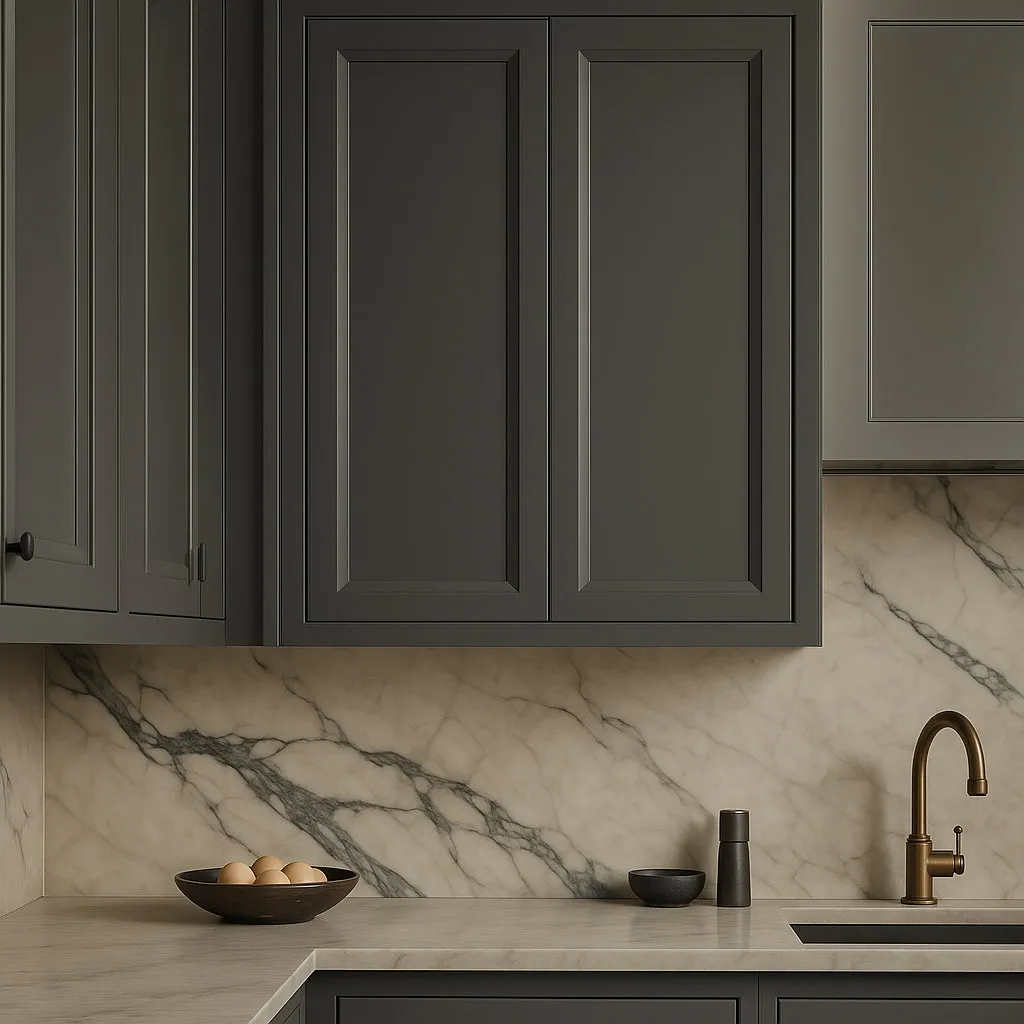 PELHAM & WHITE Keyport Shaker Wall Kitchen Cabinet, Charcoal, 30x12x42 in., photo 2 of 4