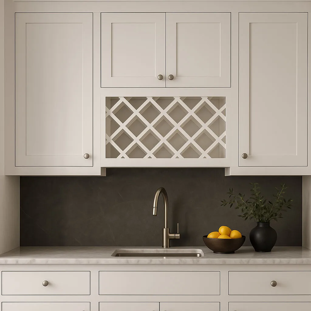 LIFEART CABINETRY Shaker Ready to Assemble Wall Wine Rack, 30 in. W x 18 in. H x 12 in. D, White, photo 3 of 4