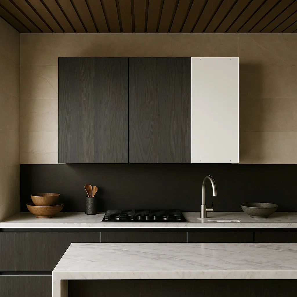 Cambridge Carbon Marine Blind Wall Kitchen Cabinet - Quick Assemble, Modern Style, photo 2 of 4