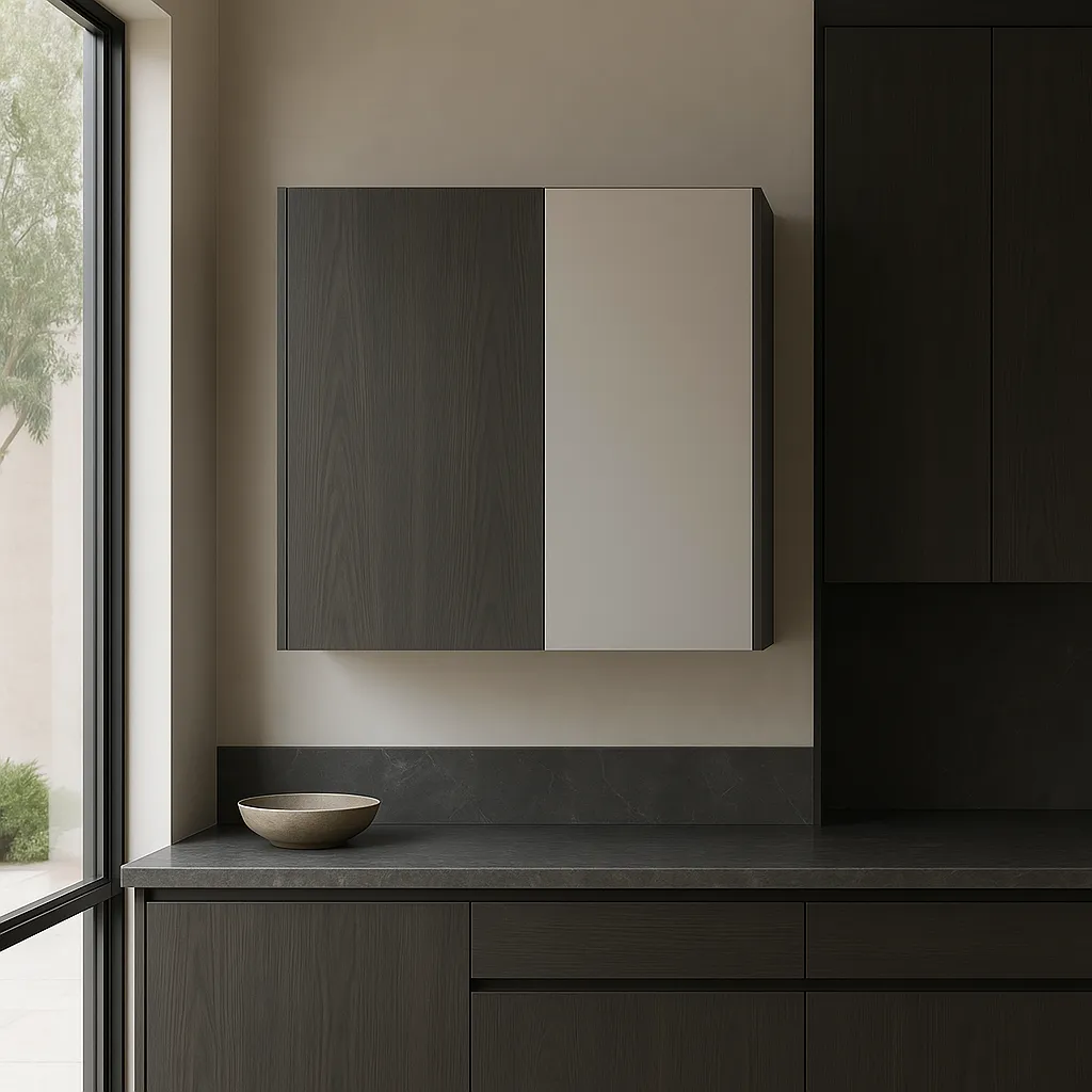 Cambridge Carbon Marine Blind Wall Kitchen Cabinet - Quick Assemble, Modern Style, photo 4 of 4