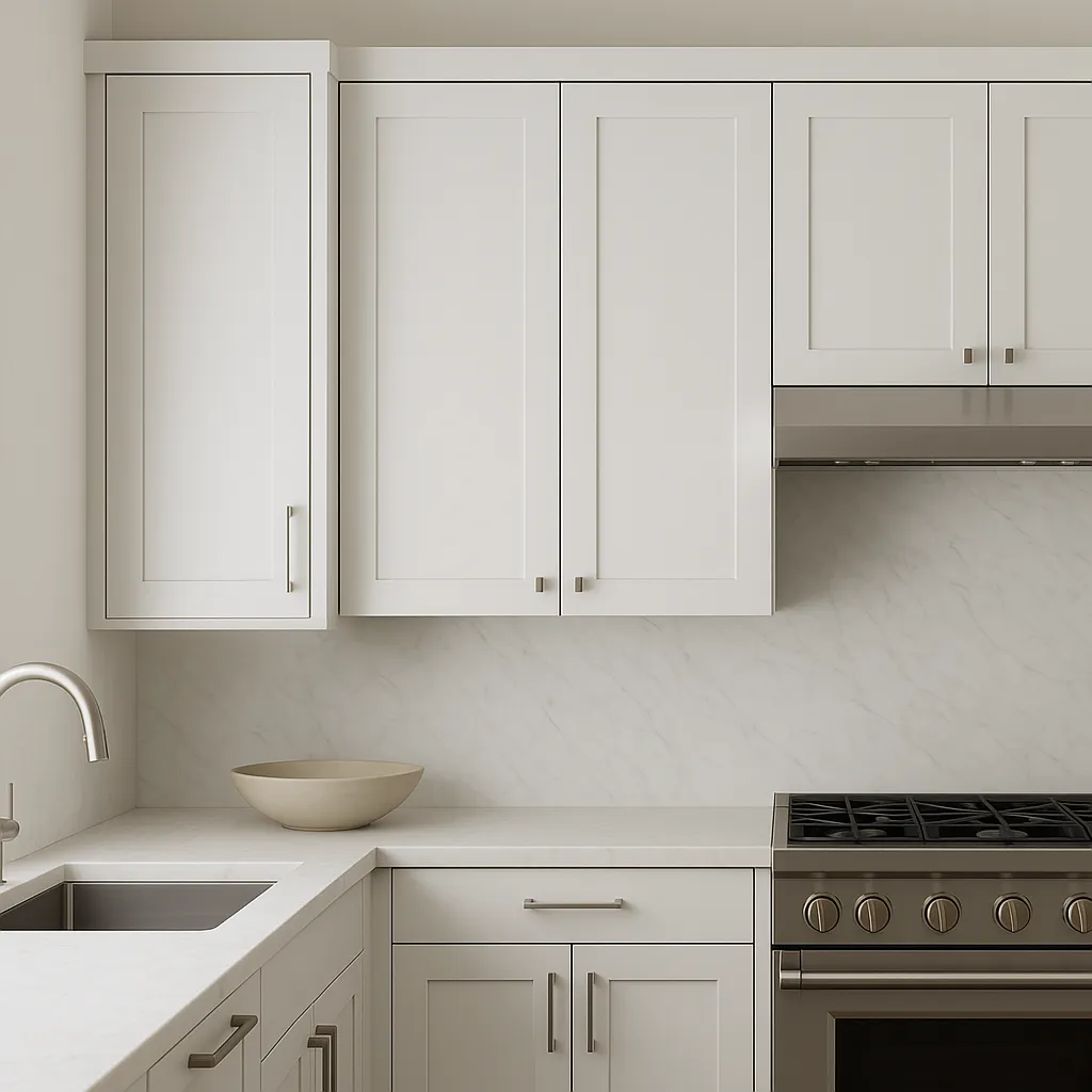 HOMEIBRO Shaker White Plywood Wall Cabinet, 12x12x36 Inches, Ready to Assemble, photo 4 of 4