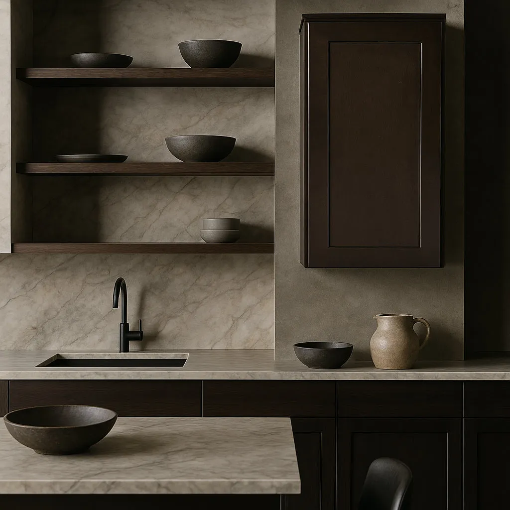 Design House Brookings Solid Wood Shaker Wall Kitchen Cabinet in Espresso, photo 2 of 4