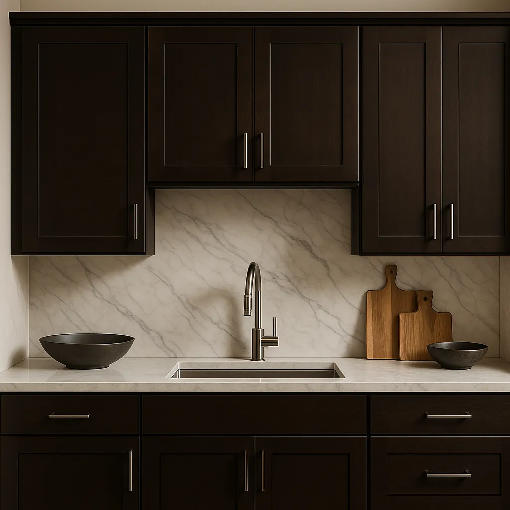 Design House Brookings Solid Wood Shaker Wall Kitchen Cabinet in Espresso, photo 4 of 4