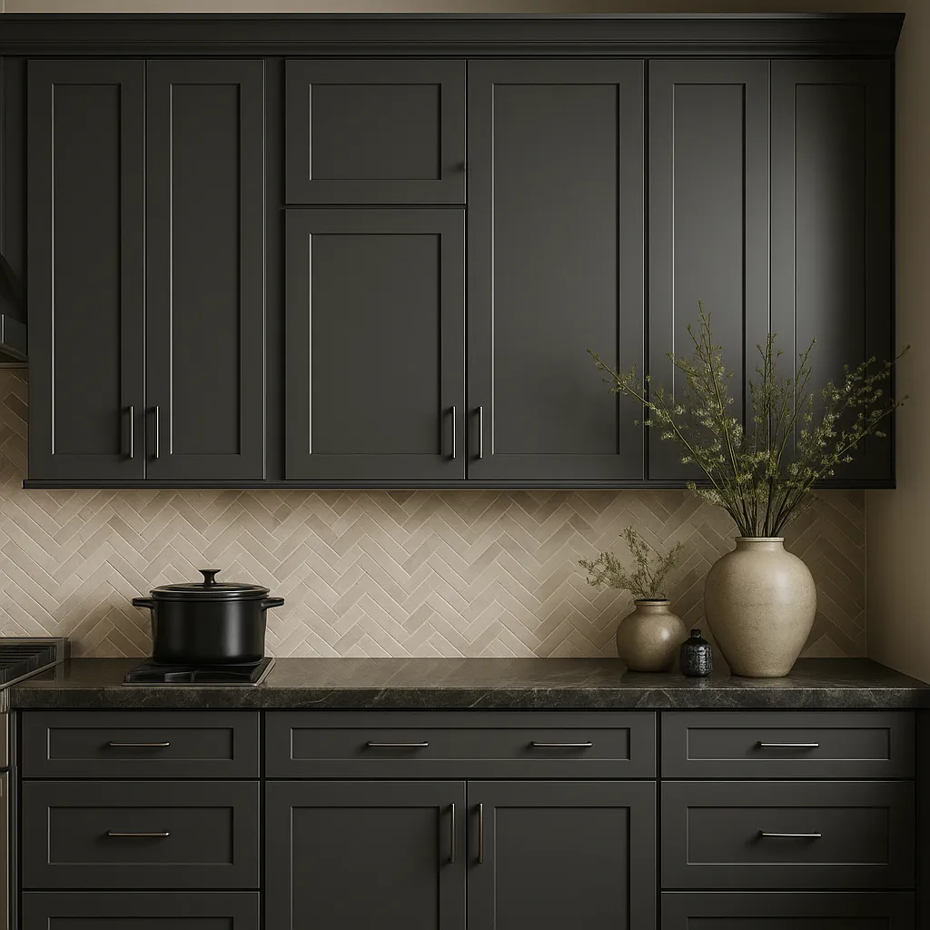 MILL'S PRIDE Richmond Venetian Onyx Plywood Shaker Wall Kitchen Cabinet - 21" W x 12" D x 30" H, photo 4 of 4