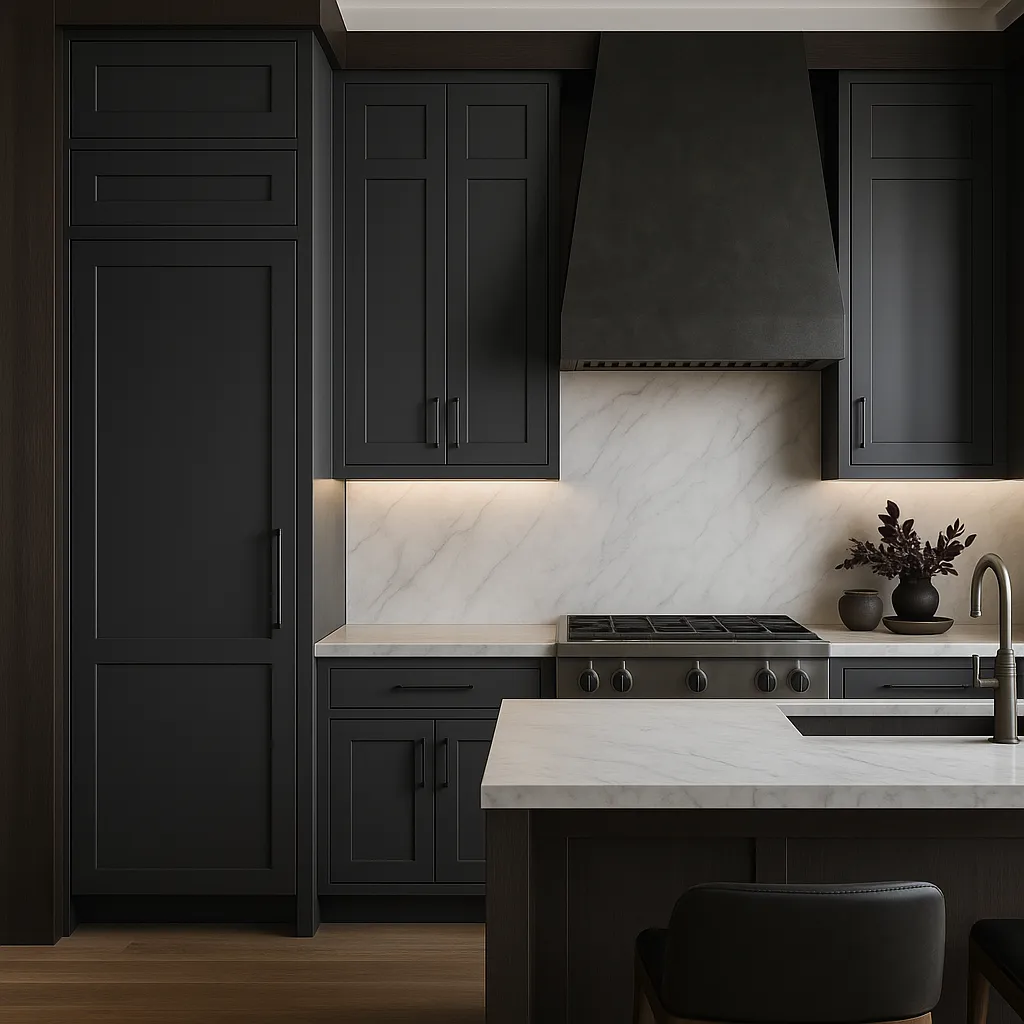 MILL'S PRIDE Richmond Venetian Onyx Plywood Shaker Wall Kitchen Cabinet, 18x12x36 in, photo 4 of 4