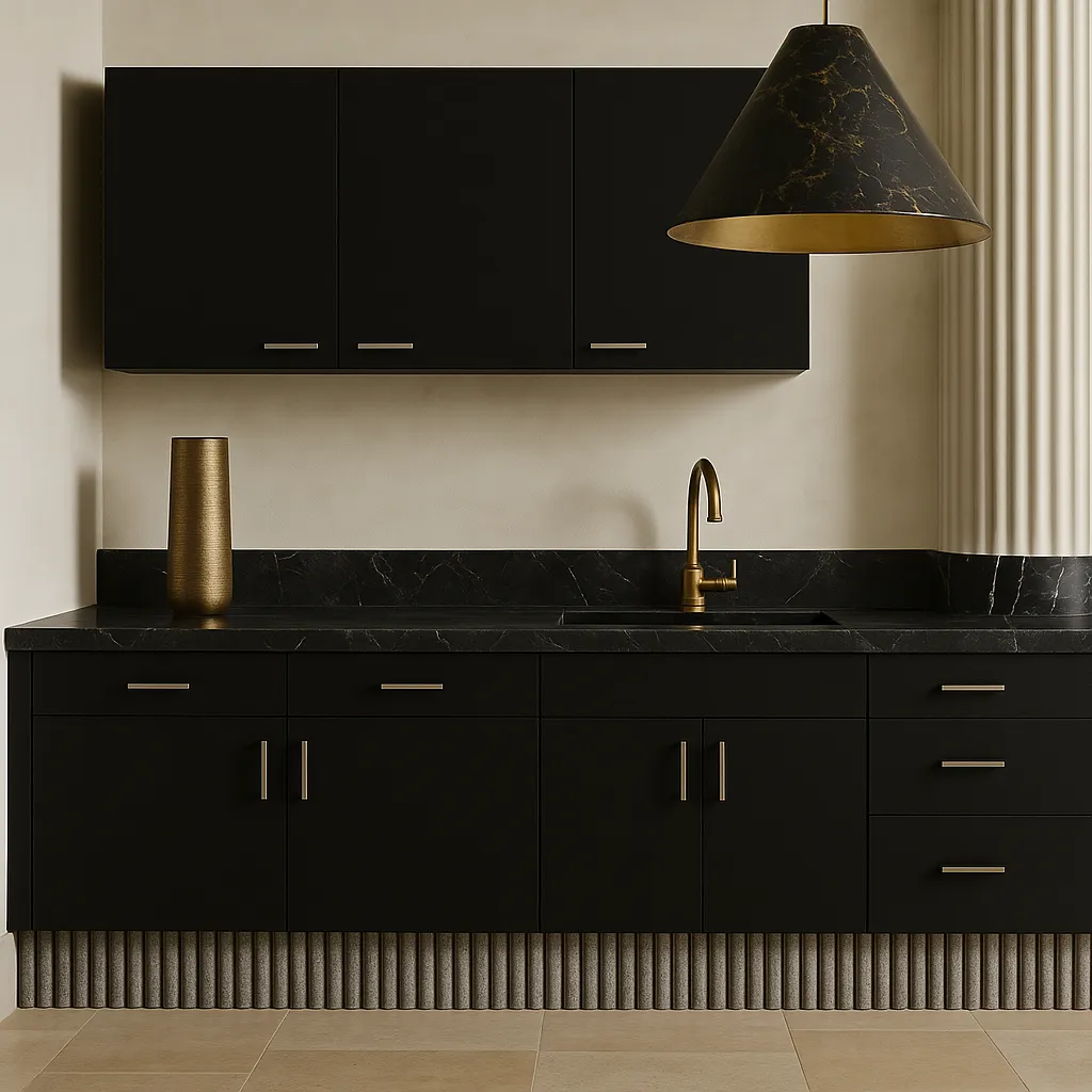 Aoibox Black Wall Cabinet with Double Door - 39.37 in. W x 12.59 in. D x 19.29 in. H, photo 4 of 4