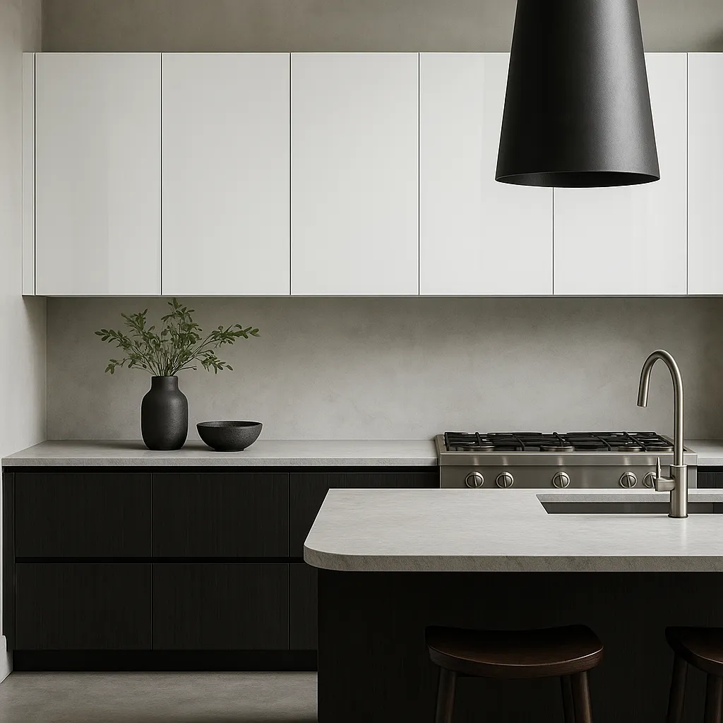 Cambridge Radiance White Gloss Slab Wall Kitchen Cabinet, 21x12x36 in., photo 4 of 4