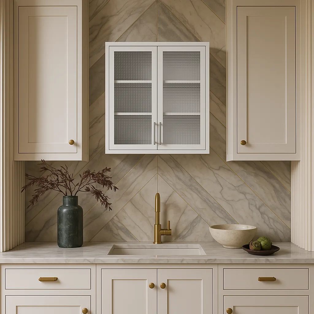 Aoibox Steel Wall Mounted Cabinet with Glass Door, 31.50 in. W x 11.80 in. D x 30 in. H, photo 3 of 4