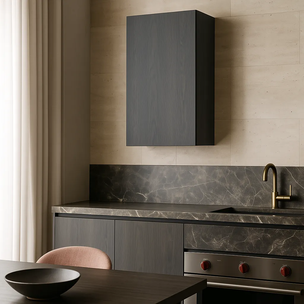 Cambridge Carbon Marine Wall Kitchen Cabinet, 18 x 42 in., photo 2 of 4