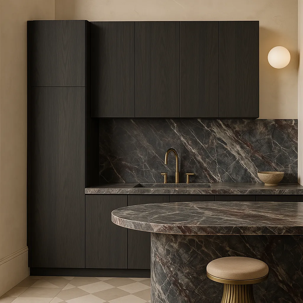 Cambridge Carbon Marine Wall Kitchen Cabinet - Quick Assemble, Modern Style, photo 3 of 4