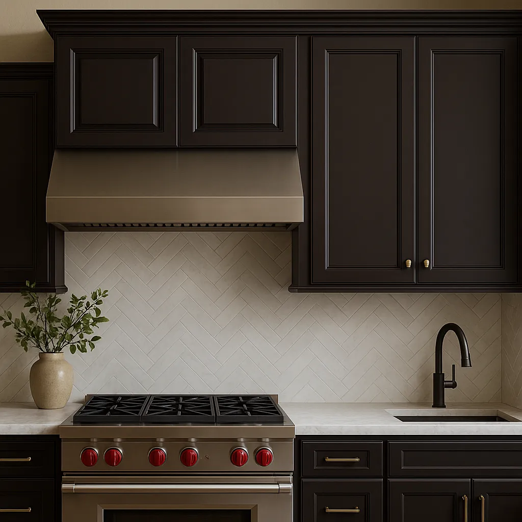 LIFEART CABINETRY Newport 36x15x12 in. 2-Door Wall Cabinet in Dark Espresso, photo 3 of 4