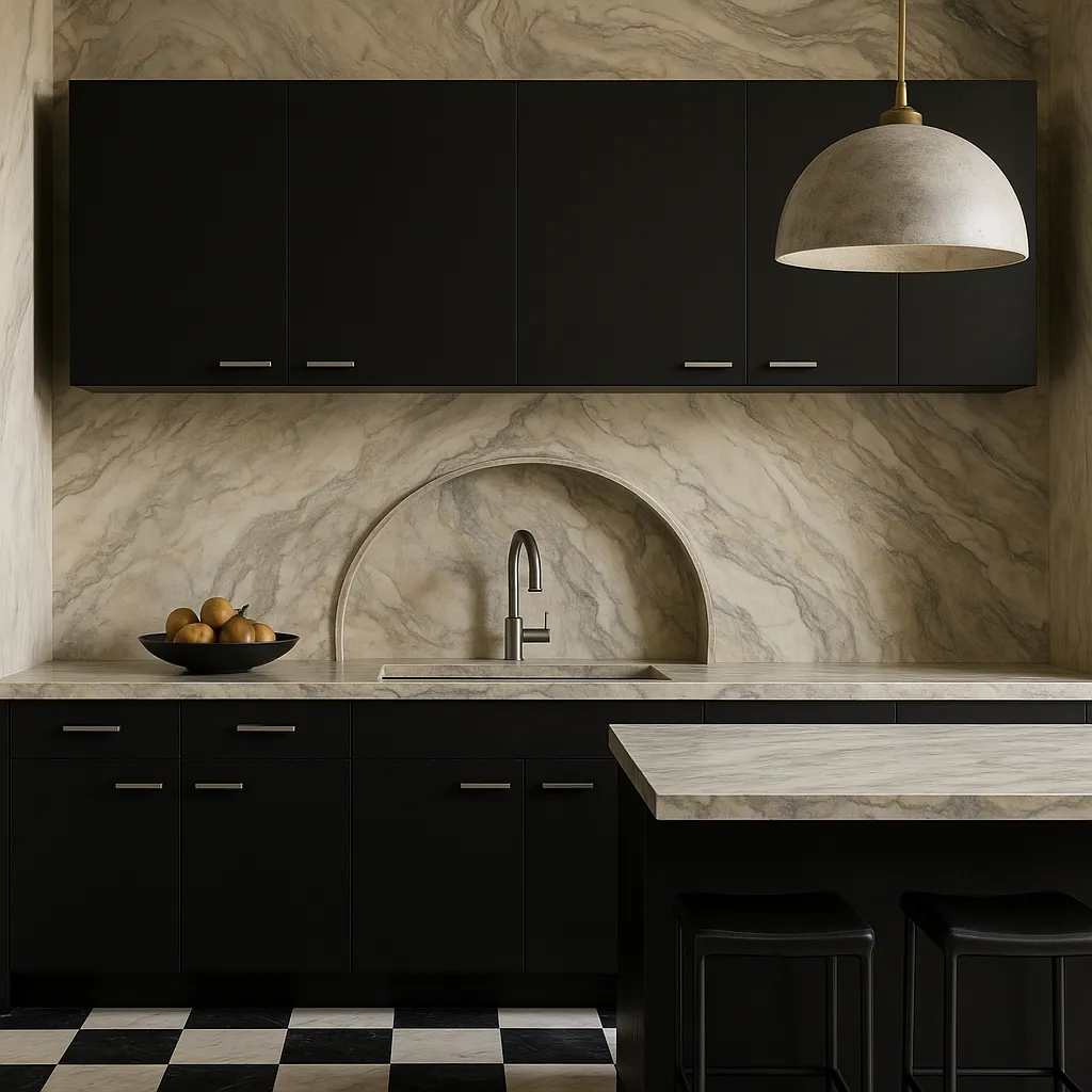 Amucolo Black White Wood Wall Kitchen Cabinet with Double Doors - 39.37 in. W x 12.6 in. D x 19.29 in. H, photo 3 of 4