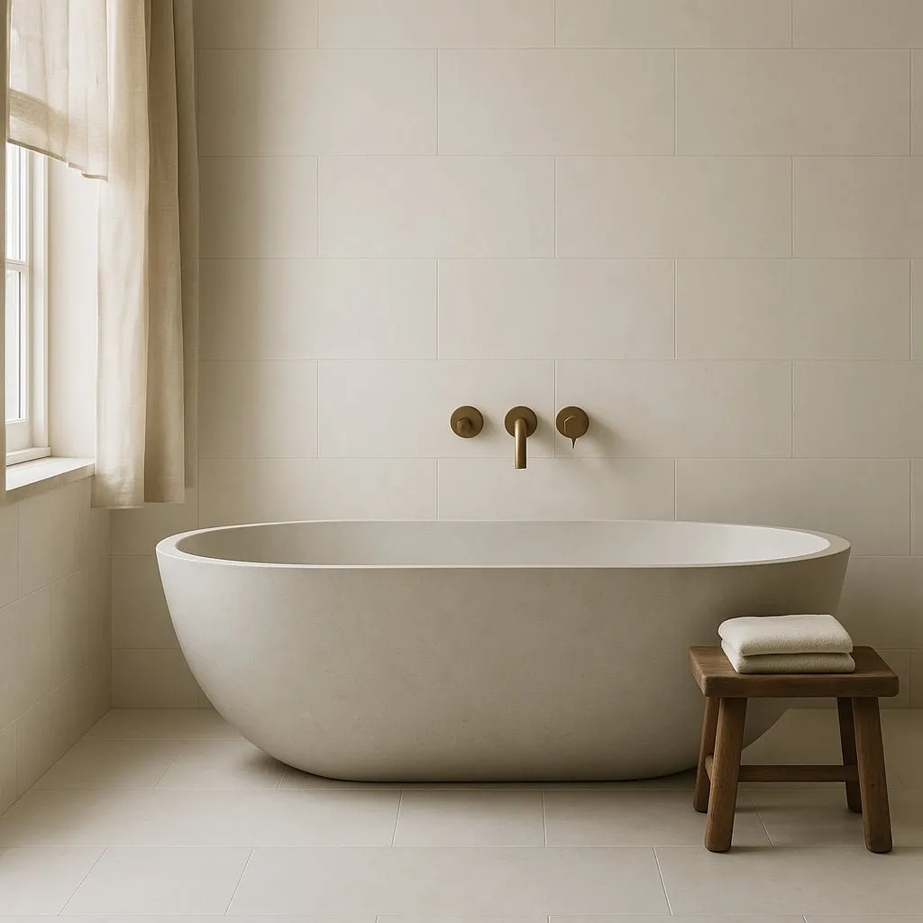 Montalcino Hera Linen Matte Porcelain Tile - 15 x 30, Stone Look, Durable and Waterproof, photo 4 of 4