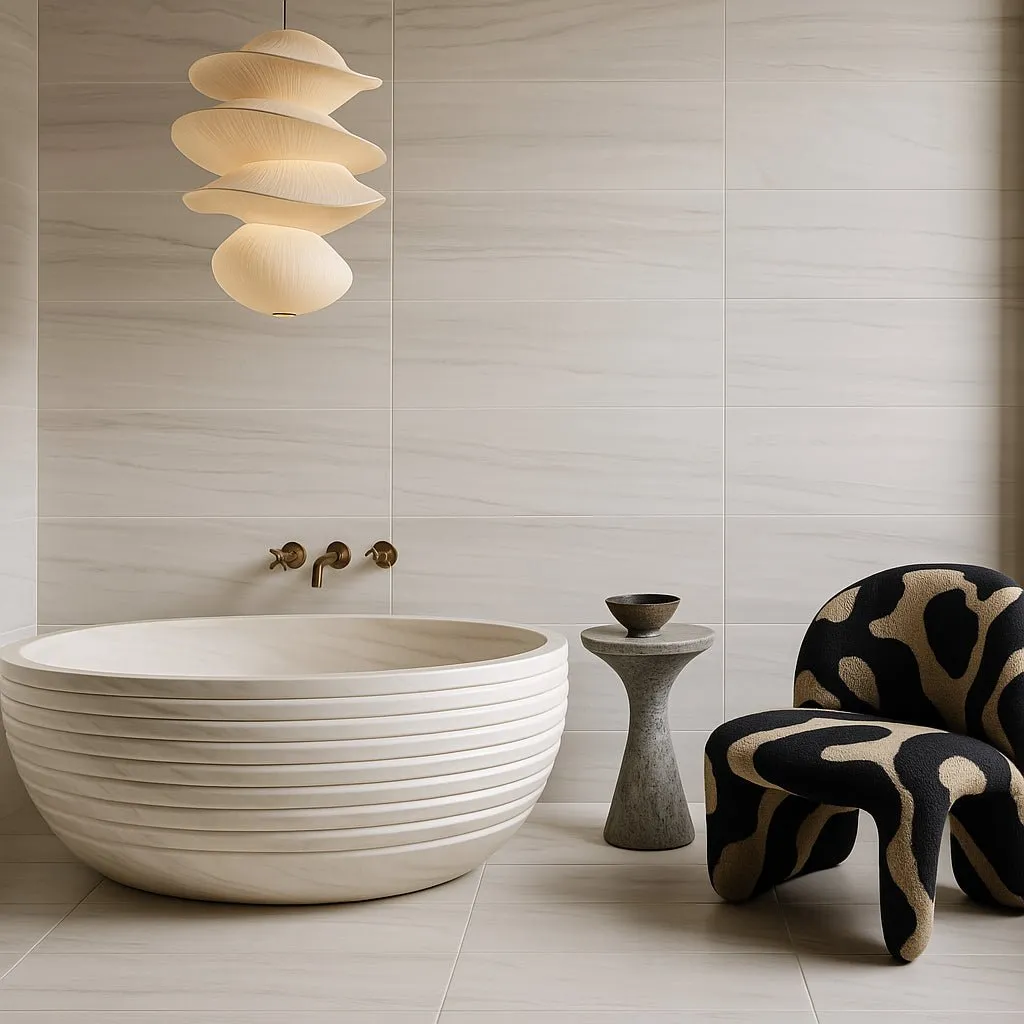 San Giorgio San Sonora Polished Porcelain Tile - 12 x 24, White, Waterproof, Frost Resistant, photo 4 of 4