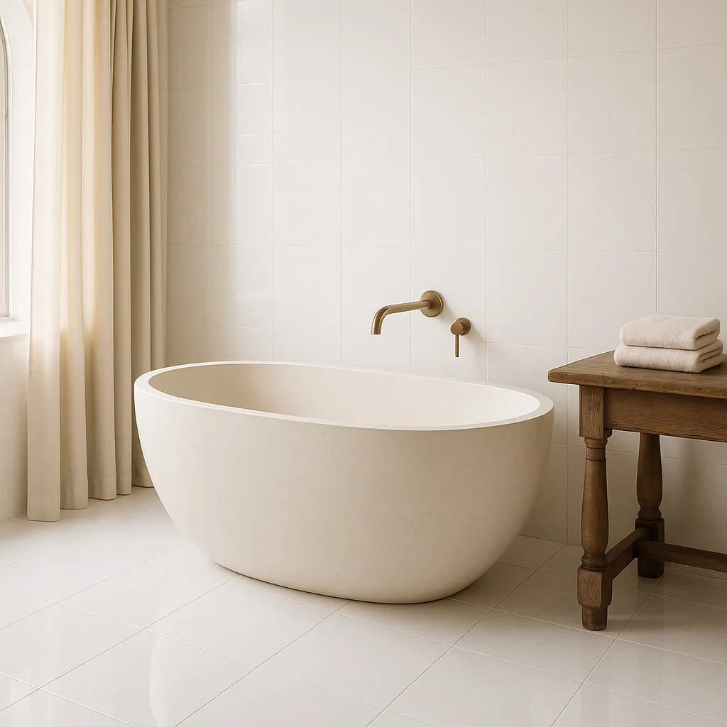 Adessi Everest White Polished Porcelain Tile 12 x 24, photo 3 of 4