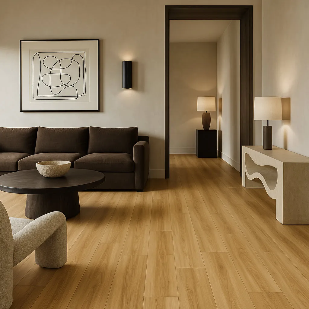 CALI Aqua Tough Premium Blonde Ale Waterproof Vinyl Plank Flooring - 23.77 sq ft Carton, photo 3 of 6