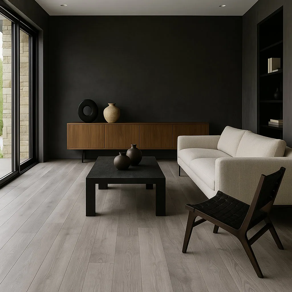 CALI Aqua Tough Gray Ash Waterproof Luxury Vinyl Plank Flooring - 23.77 sq ft Carton, 20-mil Wear Layer, Easy Installation, photo 3 of 6