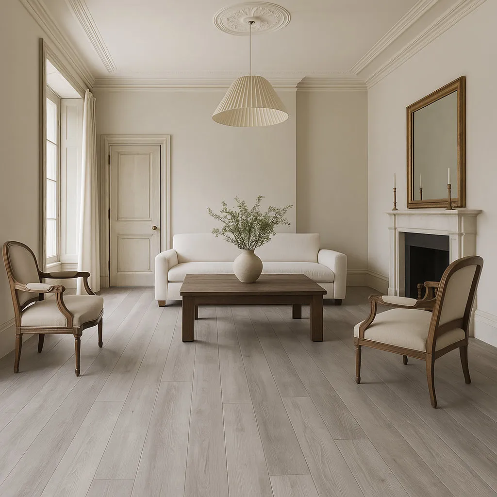 CALI Aqua Tough Gray Ash Waterproof Luxury Vinyl Plank Flooring - 23.77 sq ft Carton, 20-mil Wear Layer, Easy Installation, photo 4 of 6