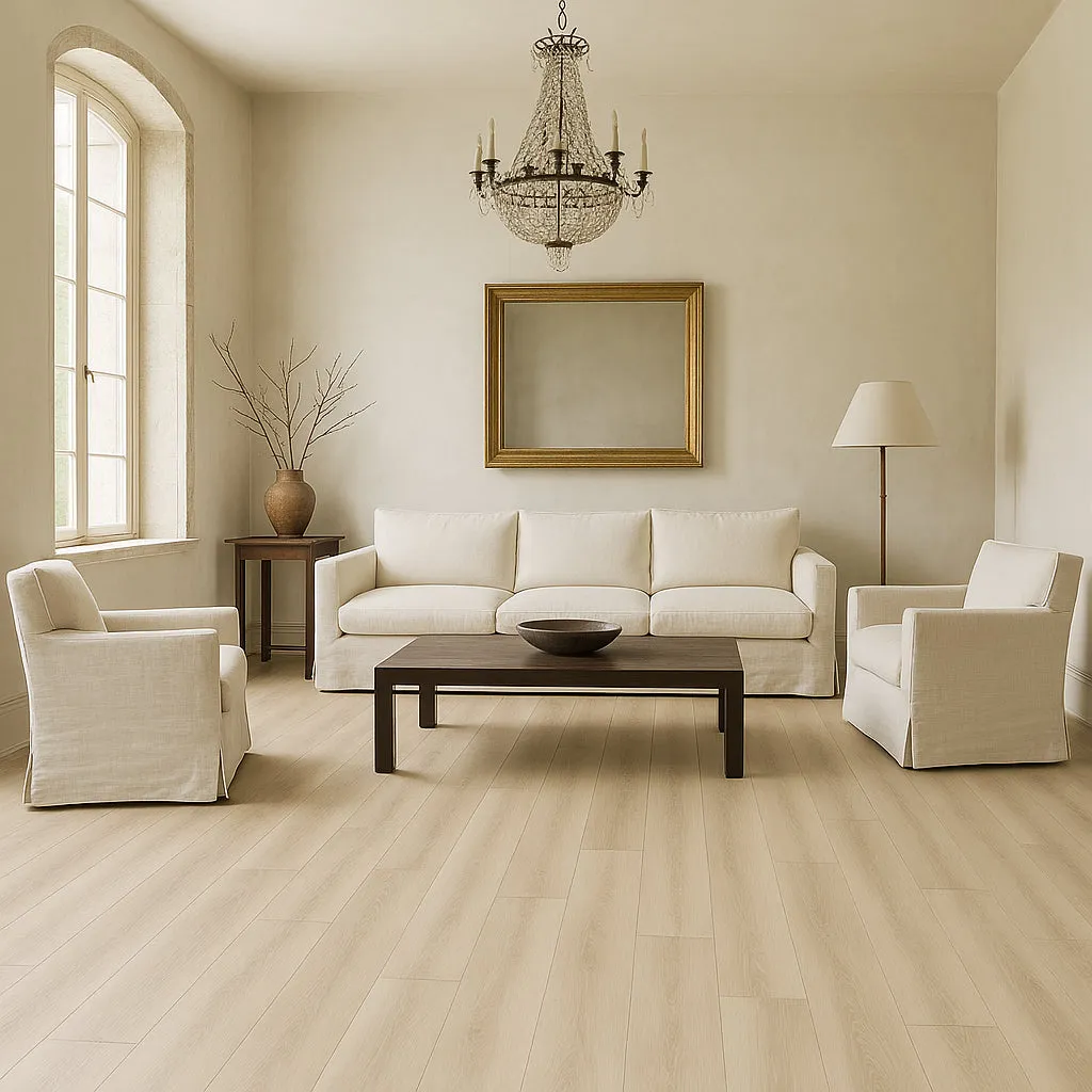 CALI Laguna Crystal Crescent Vinyl Plank Flooring - Waterproof, Scratch-Resistant, 20-mil Wear Layer, 18.15 sq ft Carton, photo 4 of 6