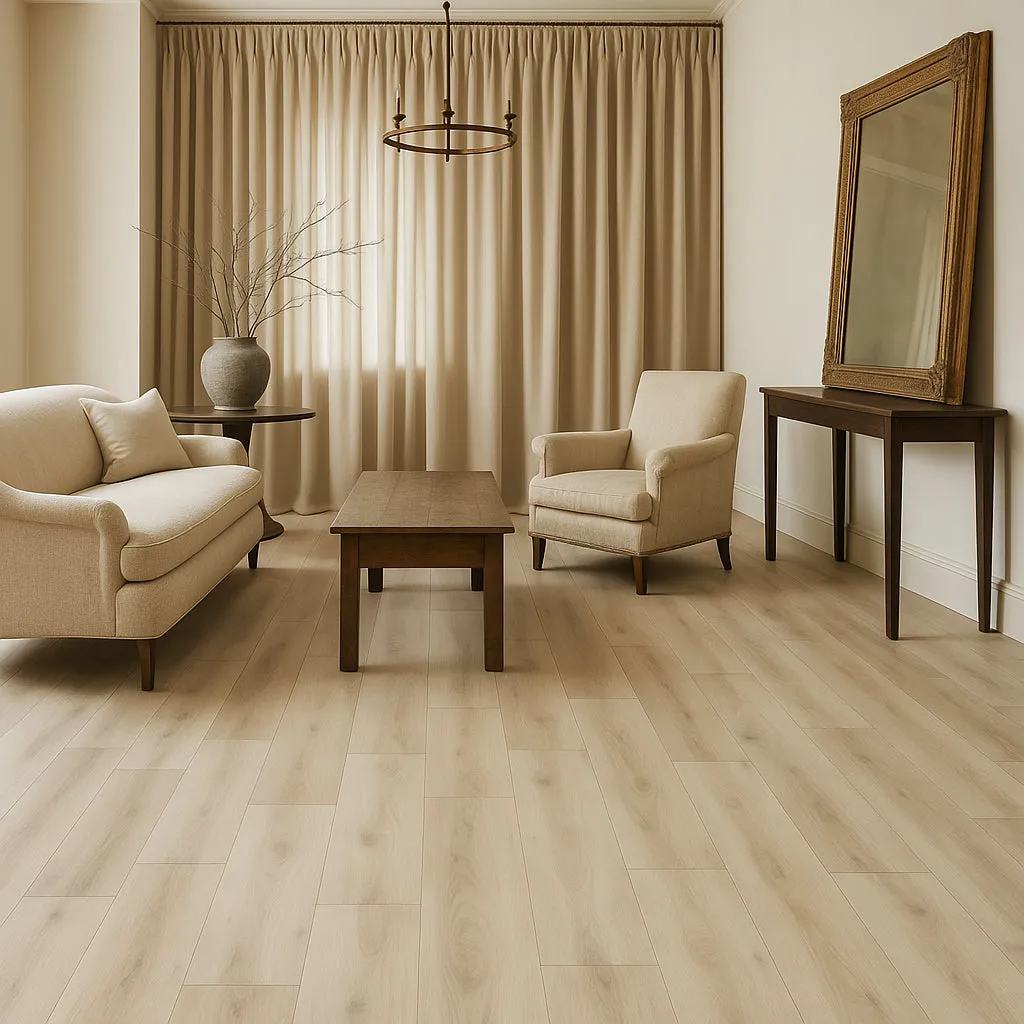 CALI Salty Strand Luxury Vinyl Plank Flooring - Waterproof, 20-mil Wear Layer, 26.62 sq ft Carton, photo 4 of 6