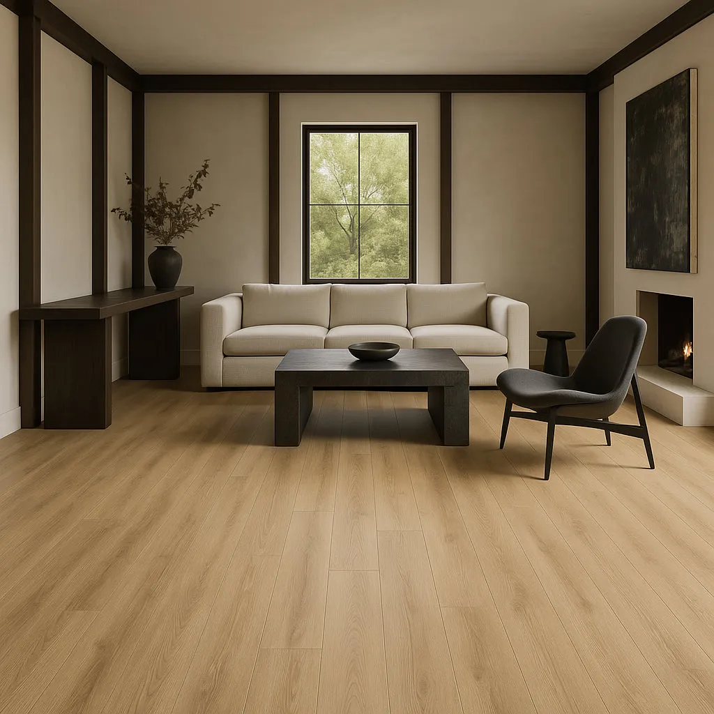 CALI Aqua Tough Turning Tide Vinyl Plank Flooring - 20-mil Wear Layer, Waterproof, Scratch Resistant, 23.77-sq ft Carton, photo 3 of 6