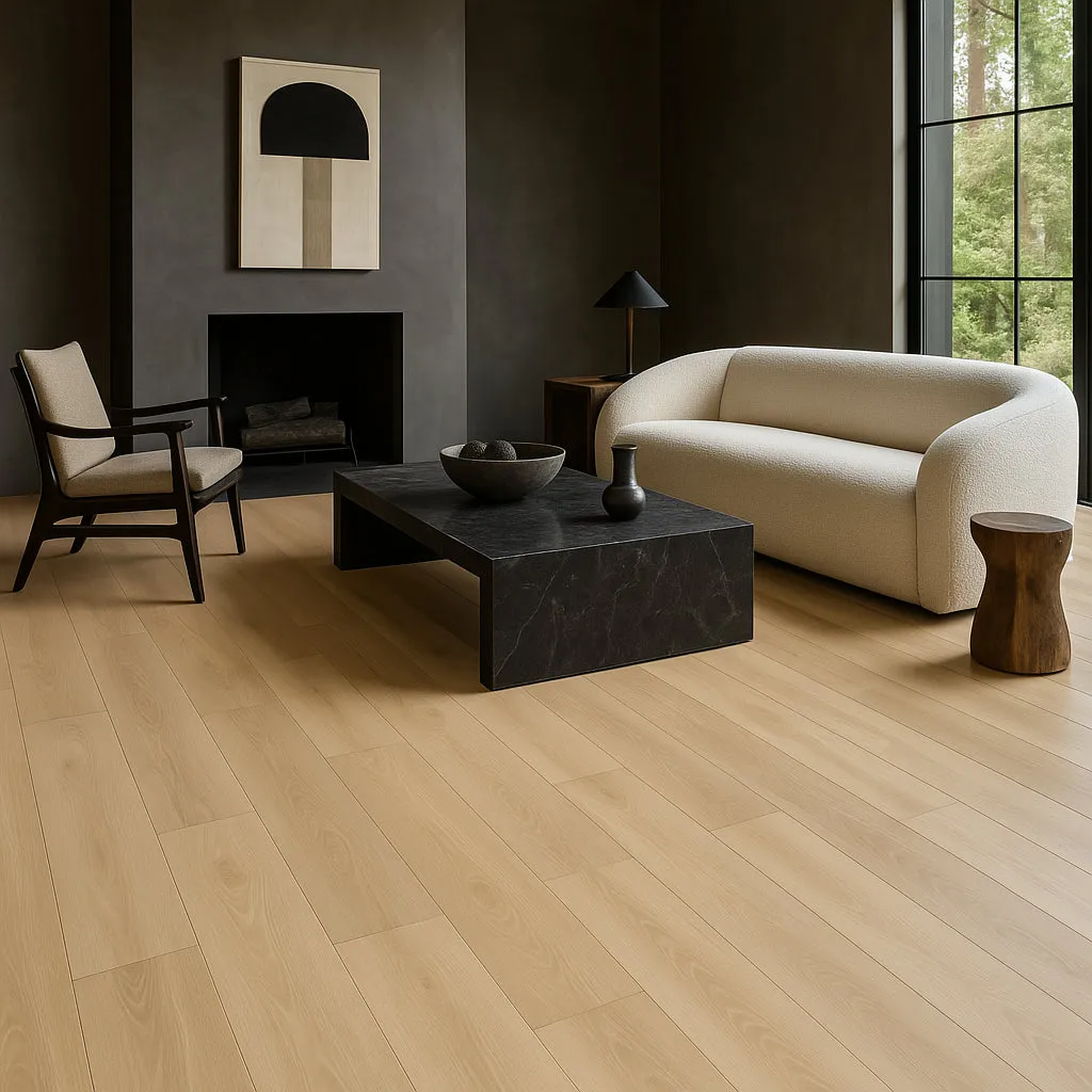 CALI Laguna Sawdust Stroll Vinyl Plank Flooring - 20-mil, Waterproof, 18.15 sq ft Carton, photo 3 of 6