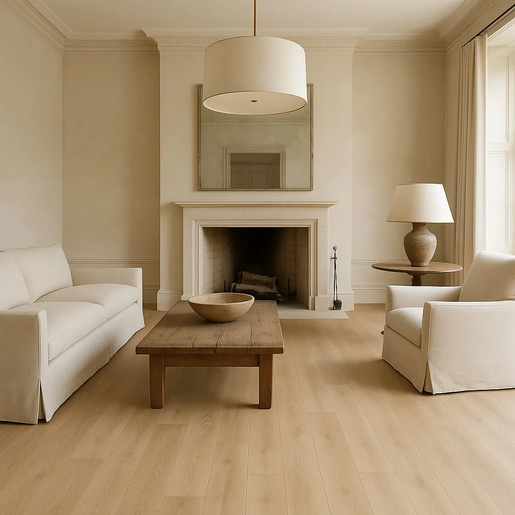 CALI Laguna Sandstone Wash Vinyl Plank Flooring - 20-mil Wear Layer, Waterproof, 18.15 sq ft Carton, photo 4 of 6