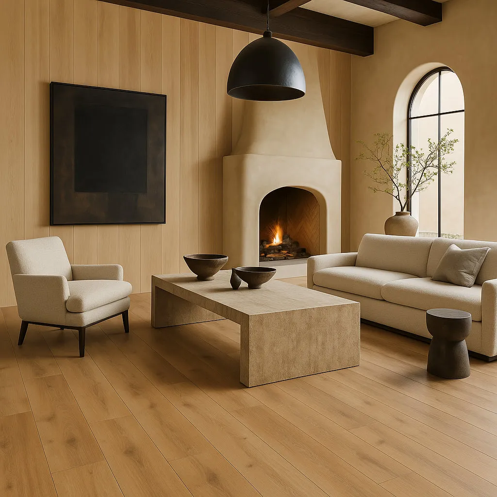 CALI Laguna Aliso Almond Vinyl Plank Flooring - Waterproof, 20-mil Wear Layer, 18.15 sq ft Carton, photo 3 of 6