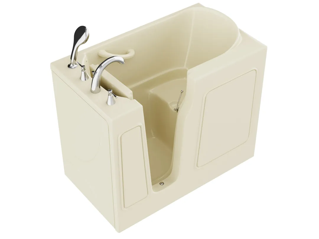 Universal Tubs HD Series 2953WCA Wheelchair Accessible 53 in. Walk-In Whirlpool Bathtub, White, with 1.6 GPF Single-Flush Toilet, photo 11 of 18