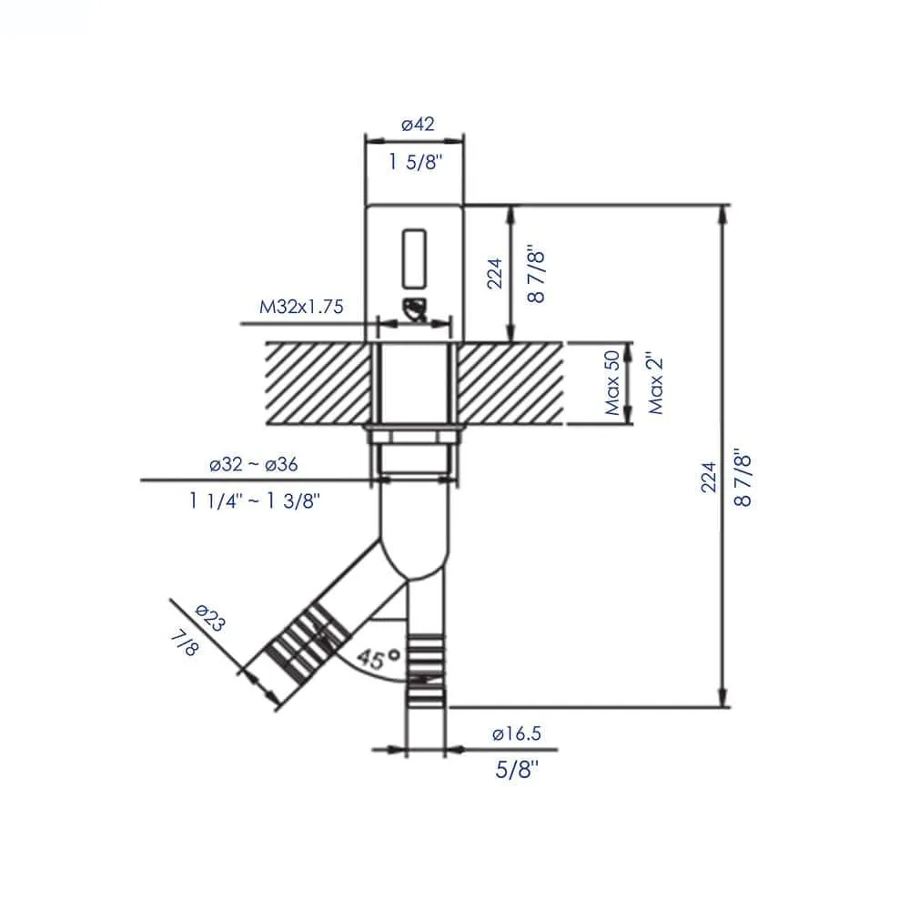 ALFI BRAND Air Gap Cover and Tube for Kitchen Dishwasher Valve, photo 3 of 9