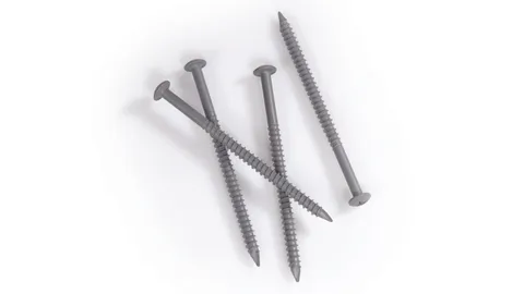 1.75 in #14 All Purpose Roofing Fasteners, Grey, 1,000-Count Carton