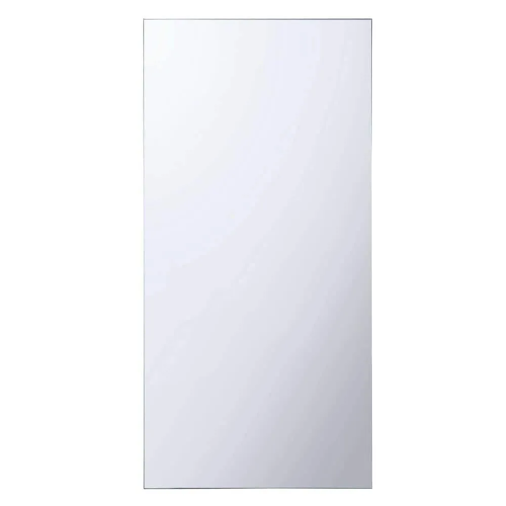 FINE FIXTURES 20 in. x 40 in. Recessed or Surface Wall Mount Medicine Cabinet with Mirror in Silver, photo 3 of 7