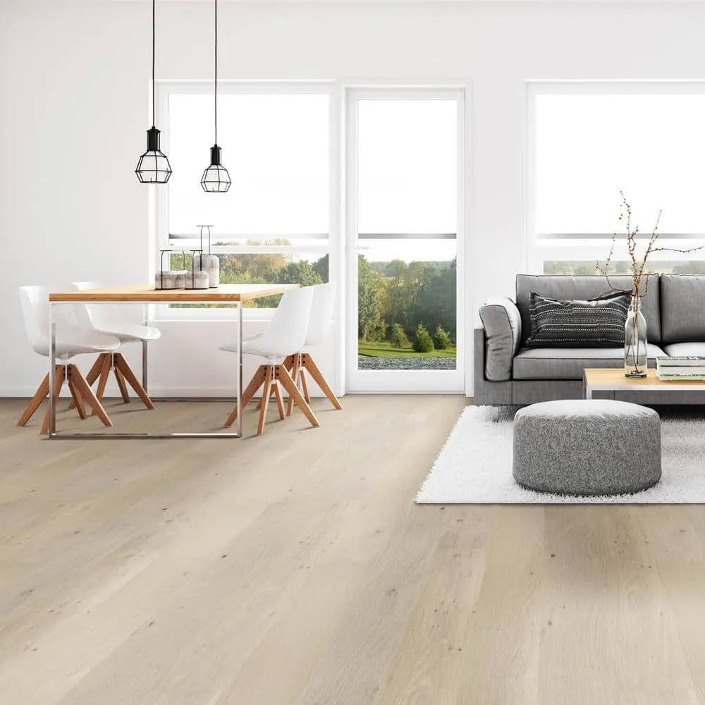 A&A Surfaces Woodridge Amadeus Oak 0.28 in. x 6.5 in. Waterproof Wire Brushed Engineered Hardwood Flooring (1040.16 sq. ft./pallet), photo 4 of 9