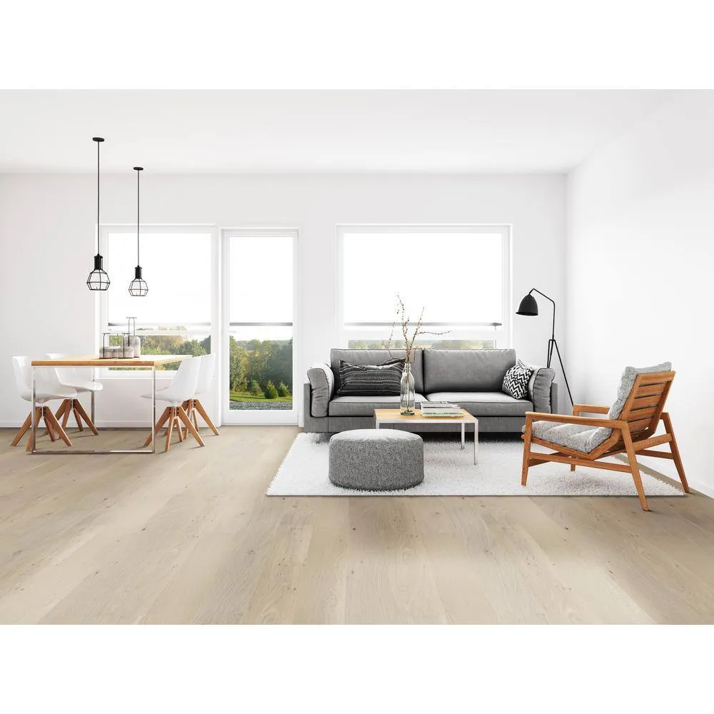 A&A Surfaces Woodridge Amadeus Oak 0.28 in. x 6.5 in. Waterproof Wire Brushed Engineered Hardwood Flooring (1040.16 sq. ft./pallet), photo 2 of 9