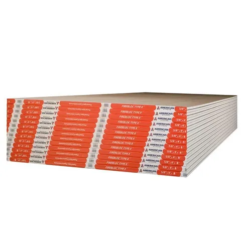 FireBloc 5/8 in × 4 ft × 12 ft Gypsum Wallboard