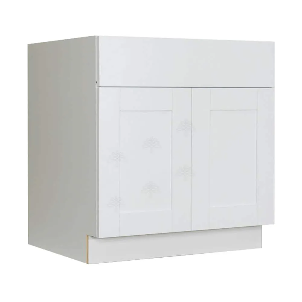 LIFEART CABINETRY Anchester Assembled 42 in. x 34.5 in. x 24 in. Base Cabinet with 2-Door and 1-Drawer in Classic White, photo 5 of 8