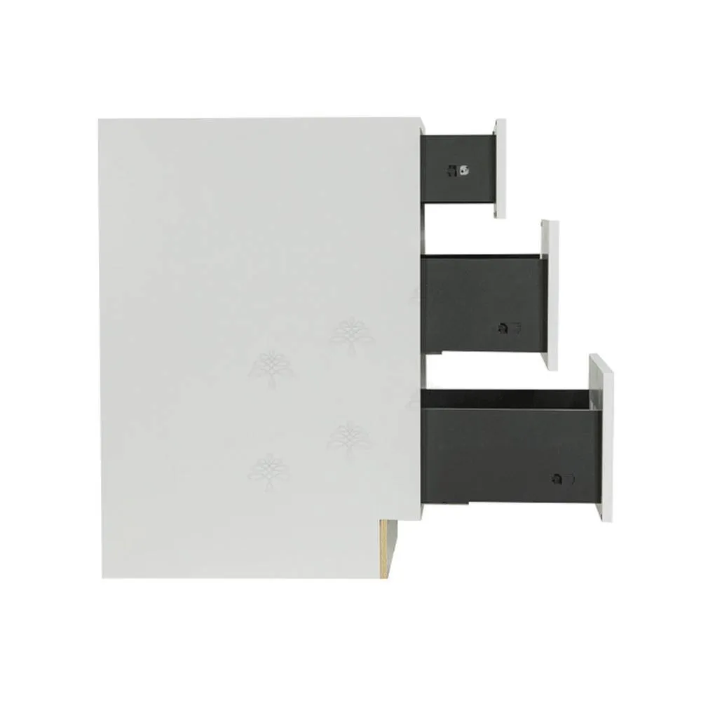 LIFEART CABINETRY Anchester Assembled 12x34.5x24 in. Base Cabinet with 3 Drawers in Classic White, photo 4 of 7
