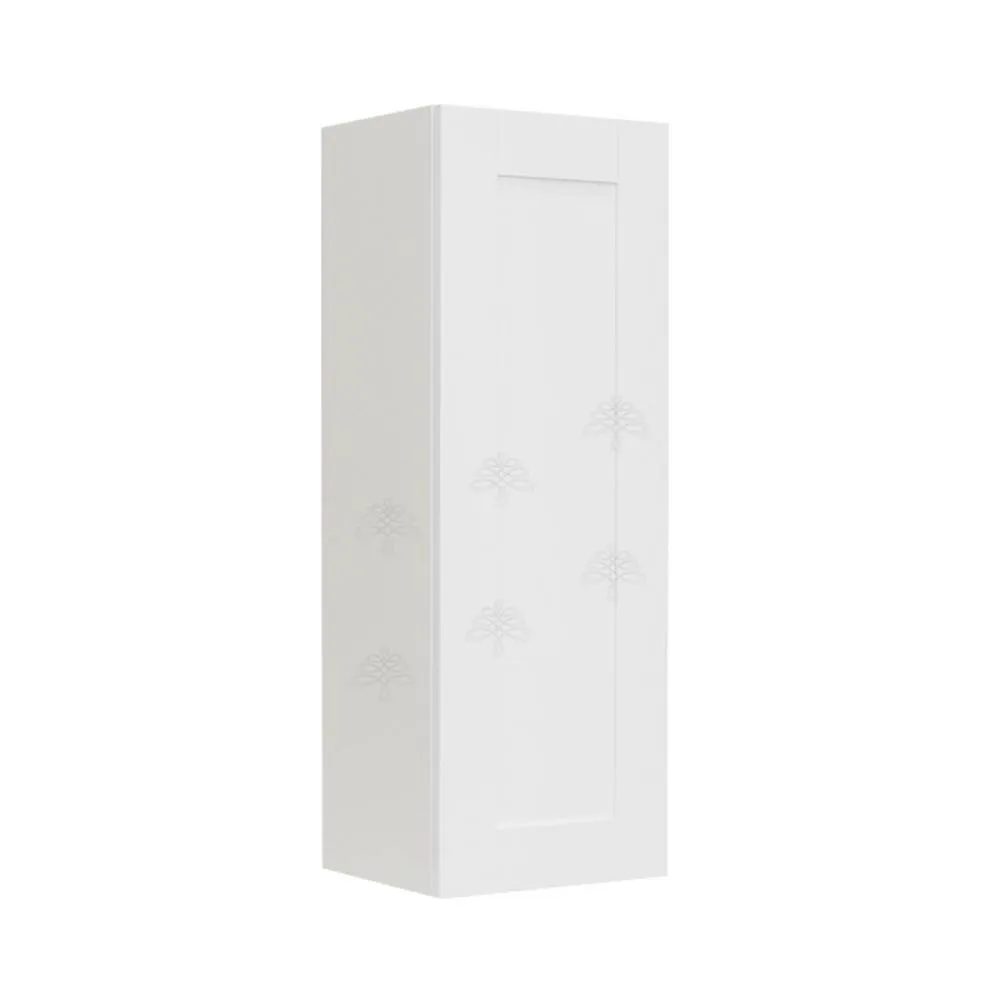 LIFEART CABINETRY Anchester Assembled 21x42x12 in. 1 Door Wall Cabinet with 3 Shelves in Classic White, photo 3 of 6