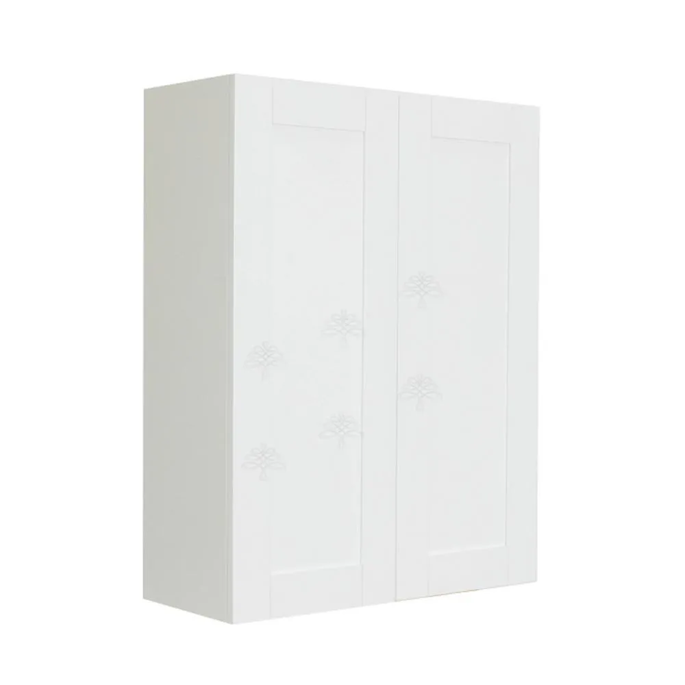 LIFEART CABINETRY Anchester Assembled 24x42x12 in. 2 Door Wall Cabinet with 3 Shelves in Classic White, photo 3 of 6