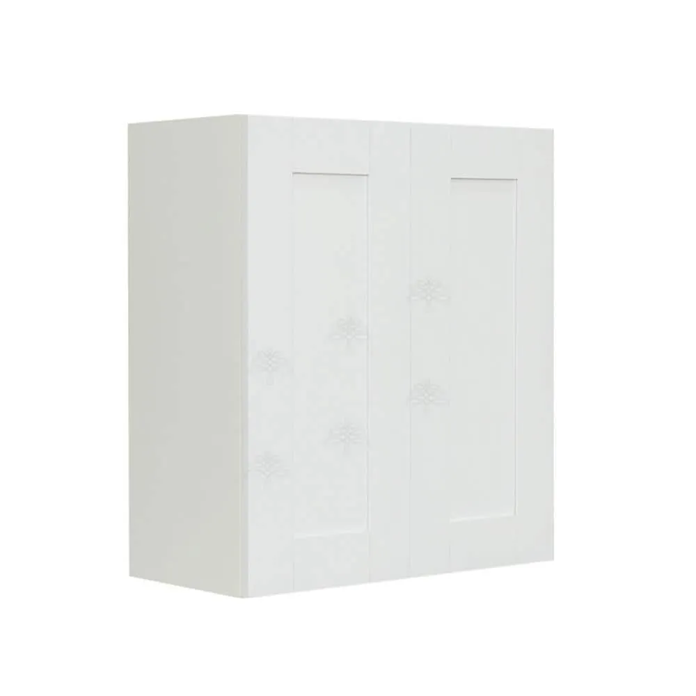 LIFEART CABINETRY Anchester Assembled 36 in. x 42 in. x 12 in. 2-Door Wall Cabinet with 3-Shelves in Classic White, photo 3 of 6