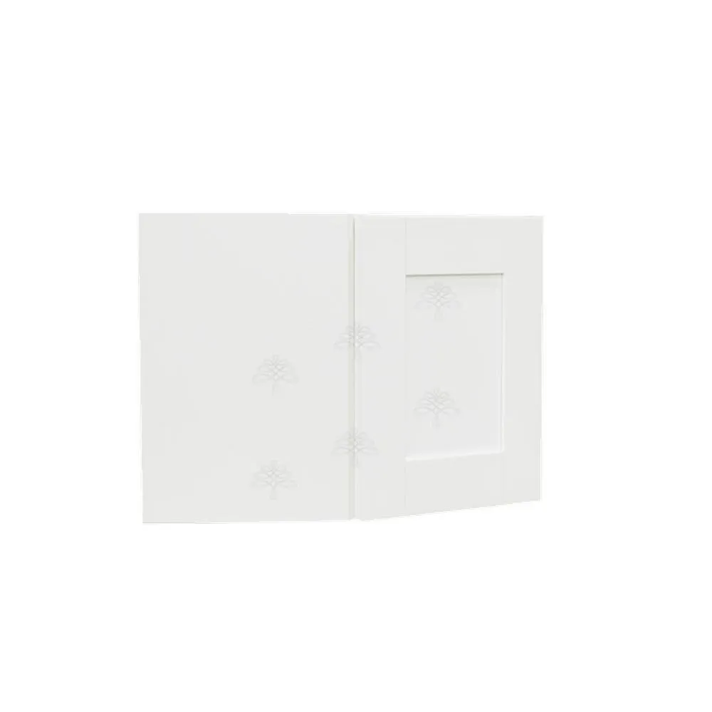 LIFEART CABINETRY Anchester Assembled 24 in. x 18 in. x 12 in. Wall Diagonal Cabinet with 1 Door in White, photo 2 of 11