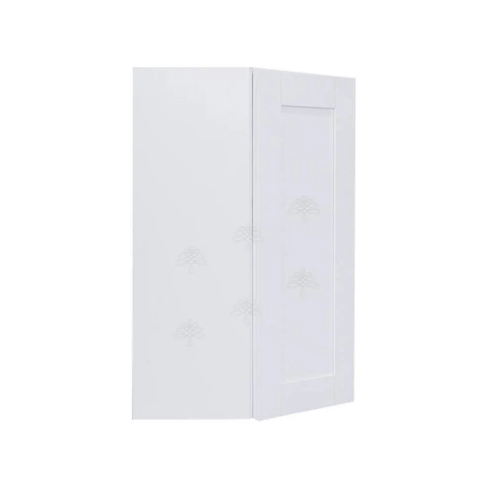 LIFEART CABINETRY Anchester White Plywood Shaker Stock Assembled Wall Corner Kitchen Cabinet (24 in. W x 36 in. H x 15 in. D), photo 4 of 7
