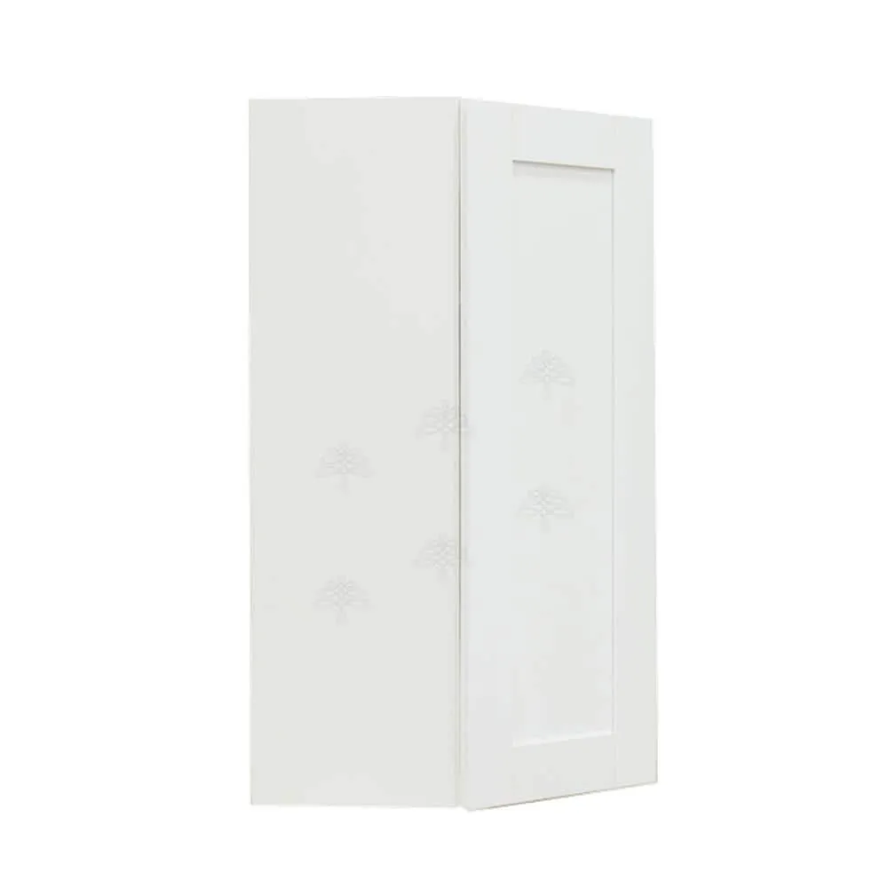 LIFEART CABINETRY Anchester White Plywood Shaker Stock Assembled Wall Corner Kitchen Cabinet (24 in. W x 42 in. H x 15 in. D), photo 3 of 7