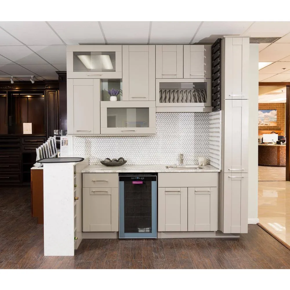 LIFEART CABINETRY Anchester Assembled 21 in. x 30 in. x 12 in. Wall Mullion Door Cabinet with 1-Door 2-Shelves in White, photo 7 of 11