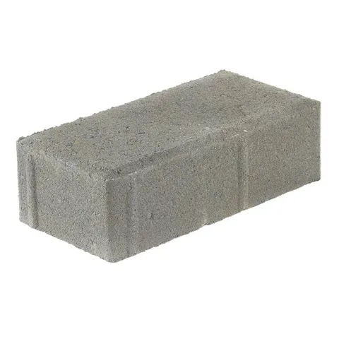 Holland 7.87 in long · 3.94 in wide · 2.36 in high 60 mm Antique Grey Concrete Paver(480 pcs/103 sq. ft./Pallet)