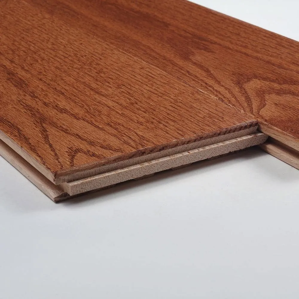 Blue Ridge Hardwood Flooring Antique Gunstock Oak 3/4 in. T x 5 in. W Smooth Solid Hardwood Flooring (20 sq.ft./case), photo 4 of 8