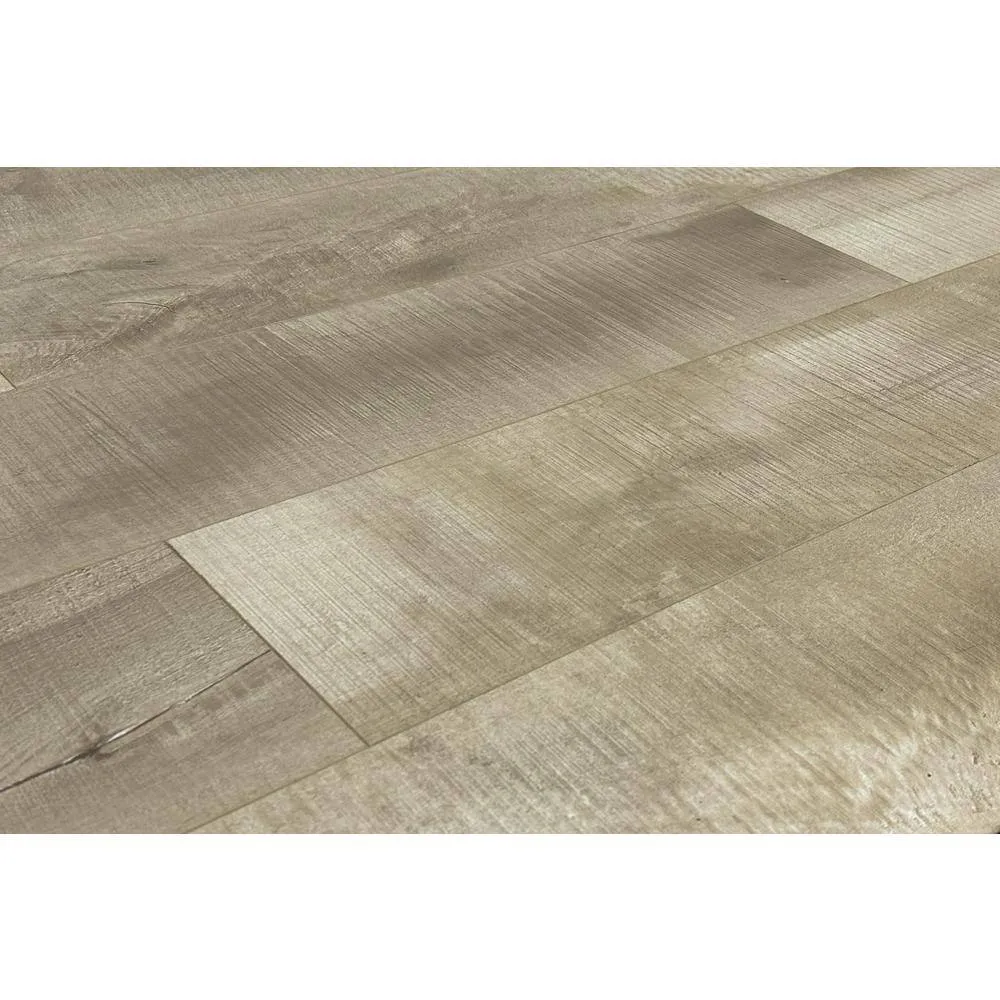 Montserrat Summa Antique Pearl 14 mm T x 7.75 in. W HDF Waterproof AC5 Click Lock Laminate Wood Flooring (23.09 sq. ft./case), photo 5 of 9