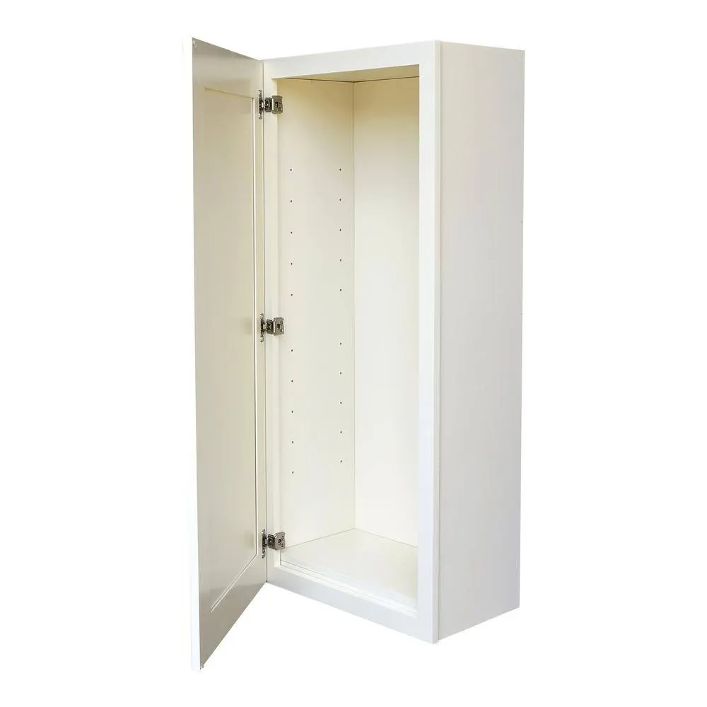 Plywell Ready to Assemble 21x30x12 in. High Single Door Wall Cabinet in Antique White, photo 3 of 4