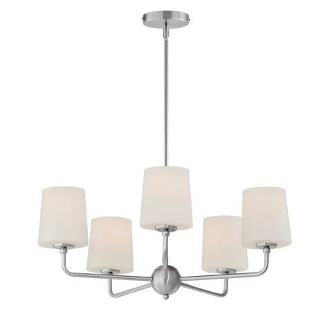 Bristol 5-Light Silver Chandelier